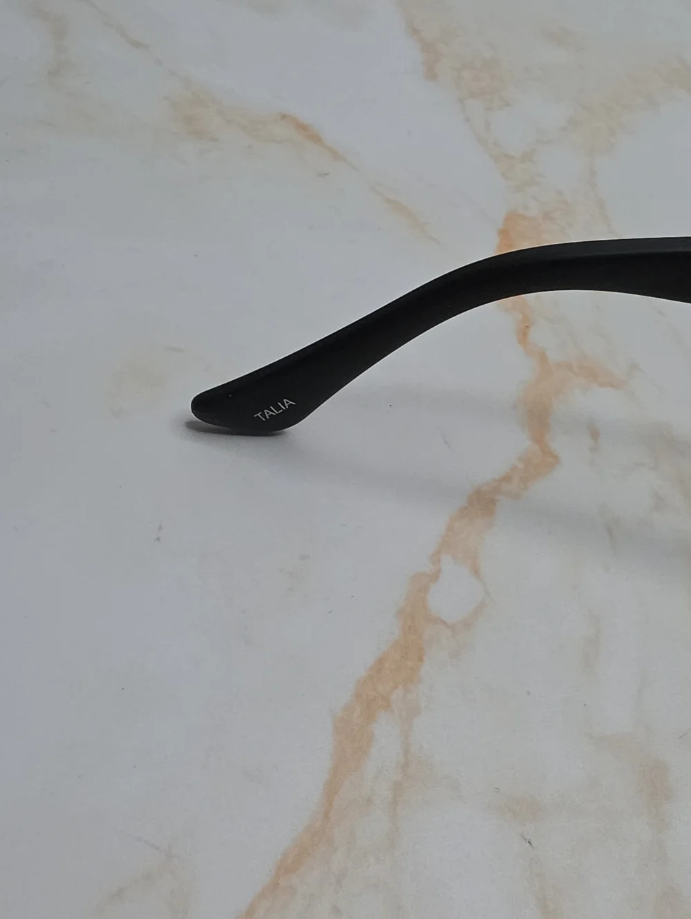 Diff Talia Black Oversized Square Sunglasses with Gradient Lenses
